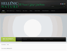 Tablet Screenshot of hellenicnature.com